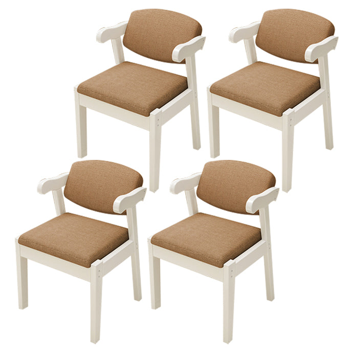 Contemporary Dining Side Chair Solid Wood Open Back Dining Side Chairs