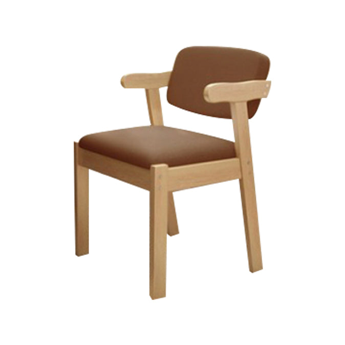 Contemporary Dining Side Chair Solid Wood Open Back Dining Side Chairs