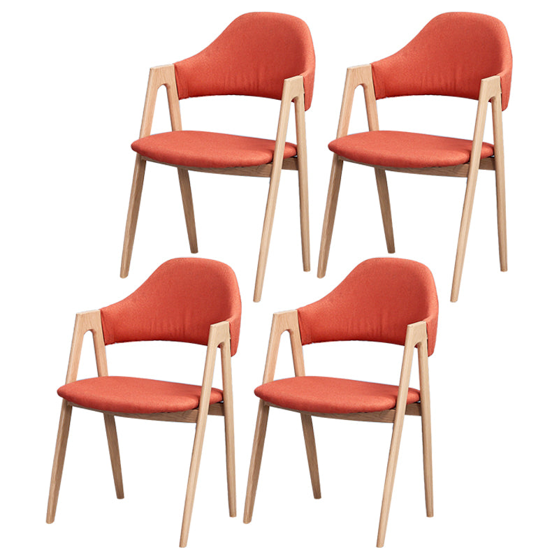 Chaise de salle à manger en bois de style Glam, chaise de salle à manger au fini mat pour salle à manger