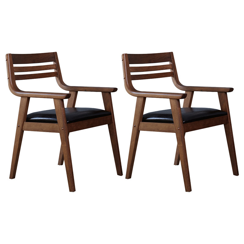 Traditional Solid Wood Dining Room Chair Ladder Back Side Chair for Home Use