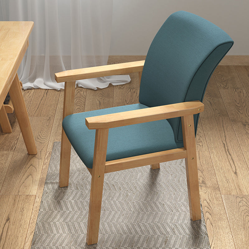 Wooden Contemporary Style Dining Arm Chair Indoor Kitchen Side Chairs of 18'' Wide