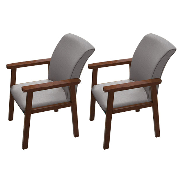 Wooden Contemporary Style Dining Arm Chair Indoor Kitchen Side Chairs of 18'' Wide
