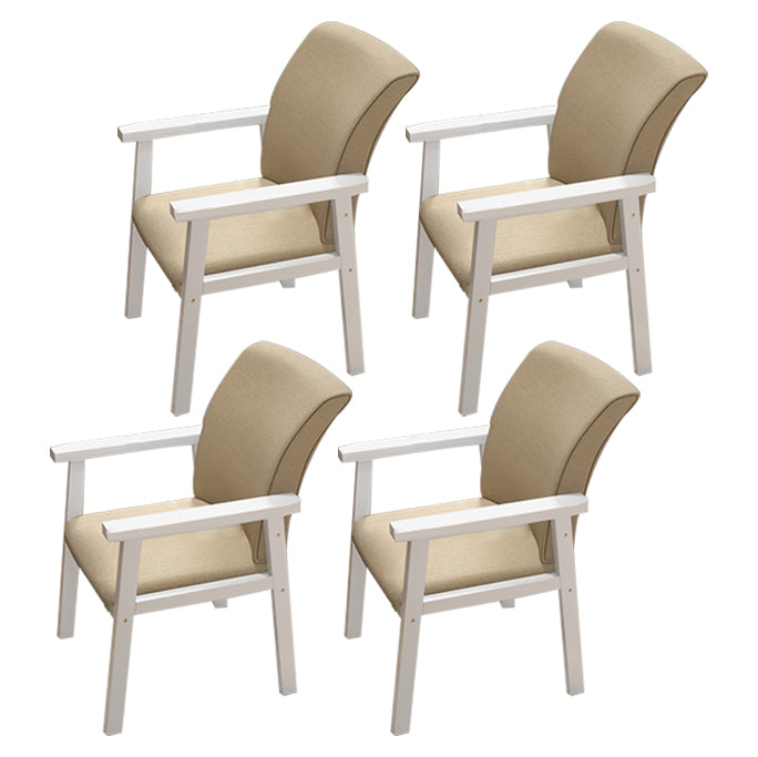 Wooden Contemporary Style Dining Arm Chair Indoor Kitchen Side Chairs of 18'' Wide