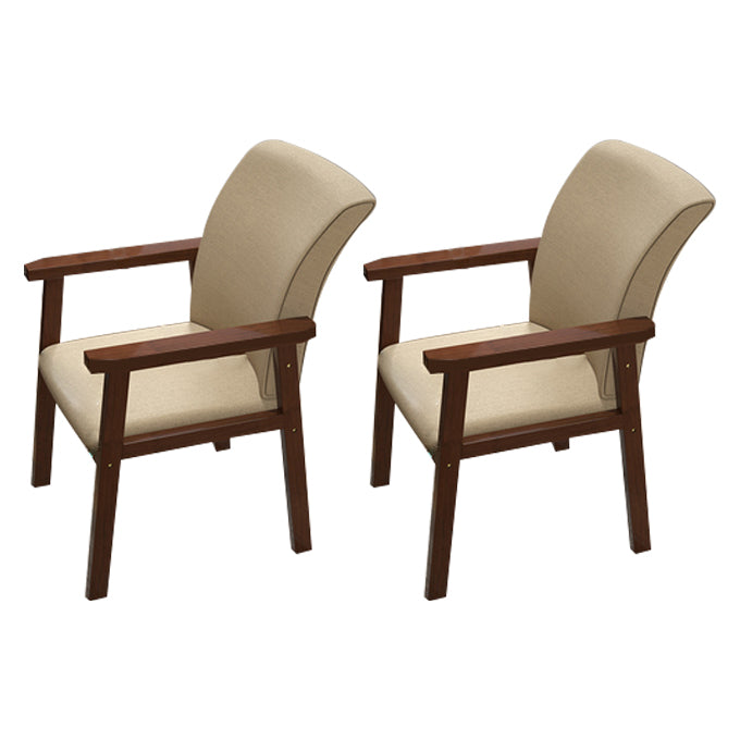 Wooden Contemporary Style Dining Arm Chair Indoor Kitchen Side Chairs of 18'' Wide