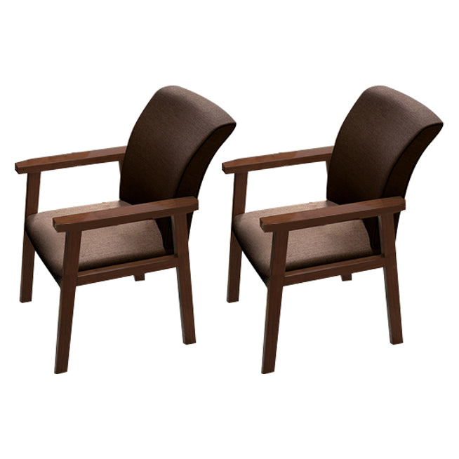 Wooden Contemporary Style Dining Arm Chair Indoor Kitchen Side Chairs of 18'' Wide