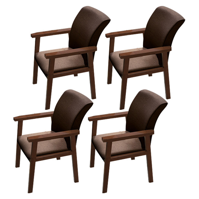 Wooden Contemporary Style Dining Arm Chair Indoor Kitchen Side Chairs of 18'' Wide