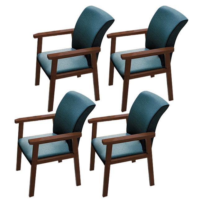 Wooden Contemporary Style Dining Arm Chair Indoor Kitchen Side Chairs of 18'' Wide