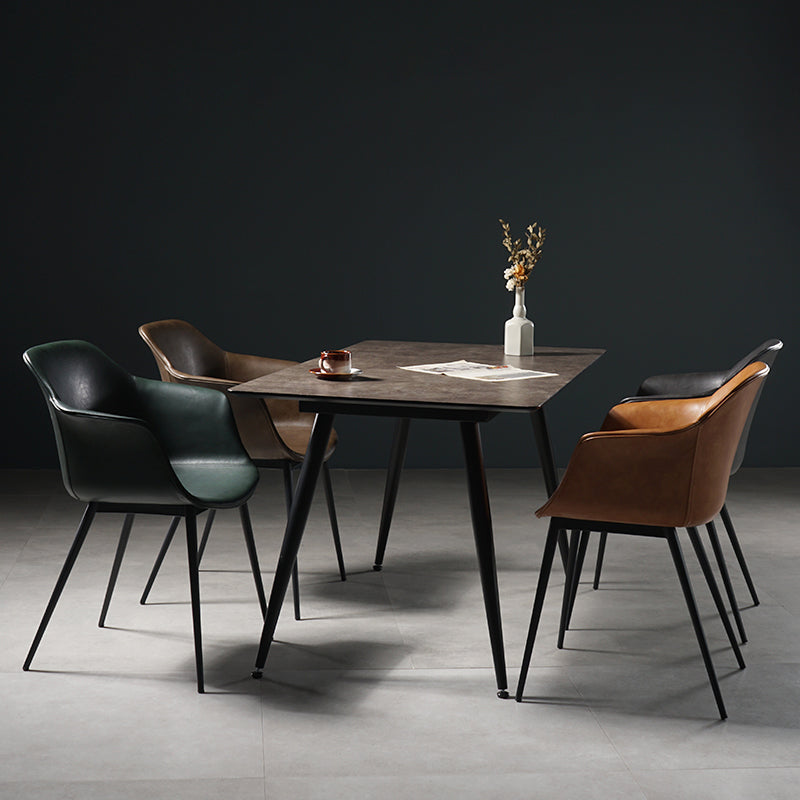 Chaise de bras de salle à manger scandinave