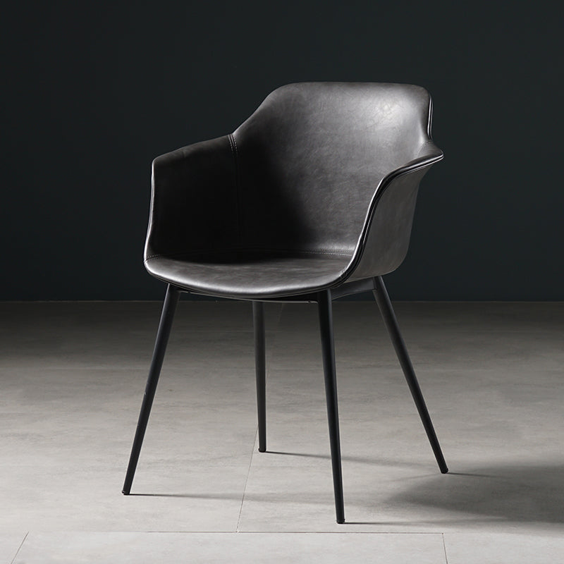 Chaise de bras de salle à manger scandinave