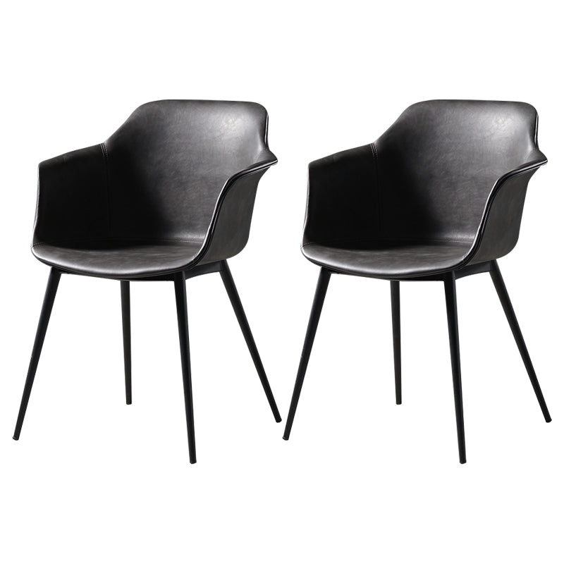 Chaise de bras de salle à manger scandinave