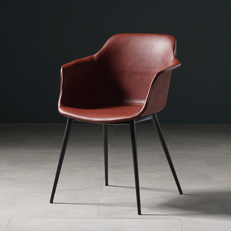 Chaise de bras de salle à manger scandinave