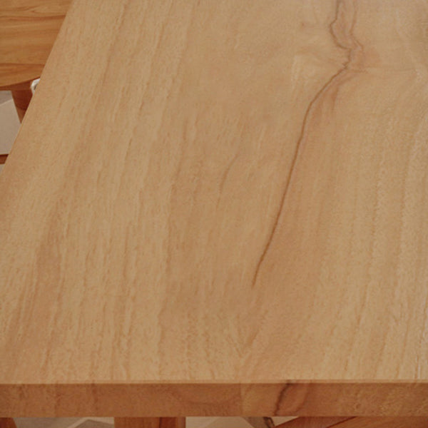 Rechthoek Pine vaste houten tafel moderne eettafel met bok met een restaurant voor restaurant