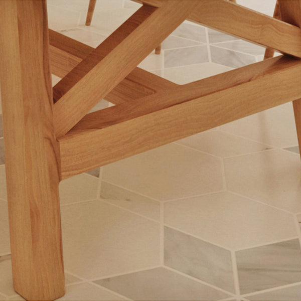 Rechthoek Pine vaste houten tafel moderne eettafel met bok met een restaurant voor restaurant