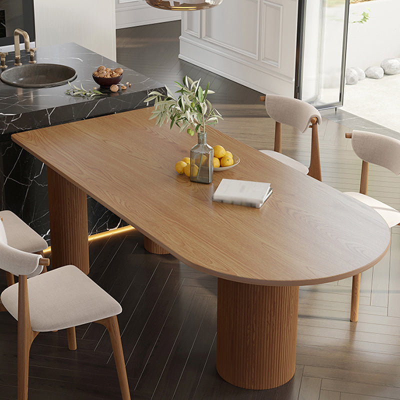 Mesa de comedor de estilo moderno colección de comedor de madera maciza de pino para interiores