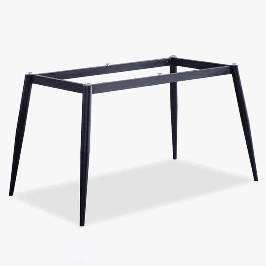 Contemporary Rectangle Dining Table Sintered Stone Table with 4 Legs for Home Kitchen Dinner