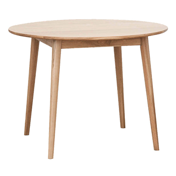 Tripod Base Dining Site Table Table de cuve contemporaine avec bois massif