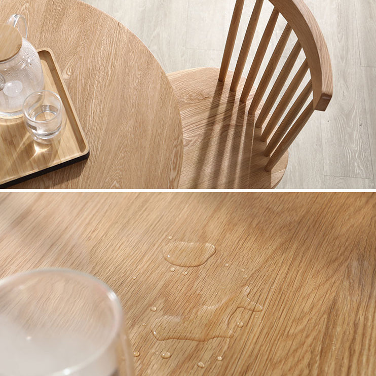 Tripod Base Dining Site Table Table de cuve contemporaine avec bois massif