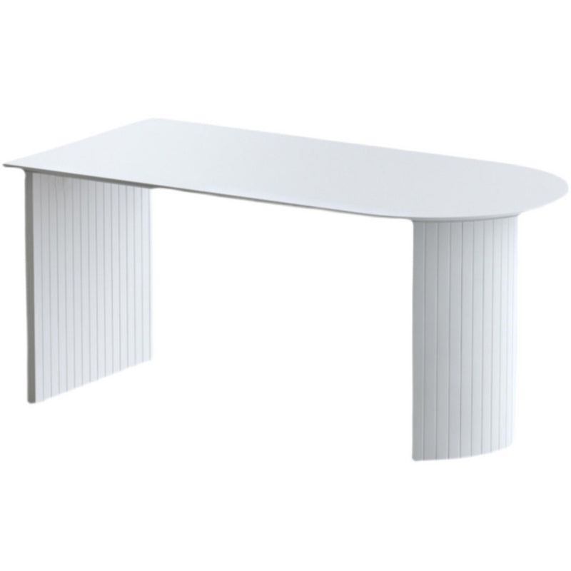Modern Style Sintered Stone Dining Room Dinner Kitchen Table White Rectangle Table