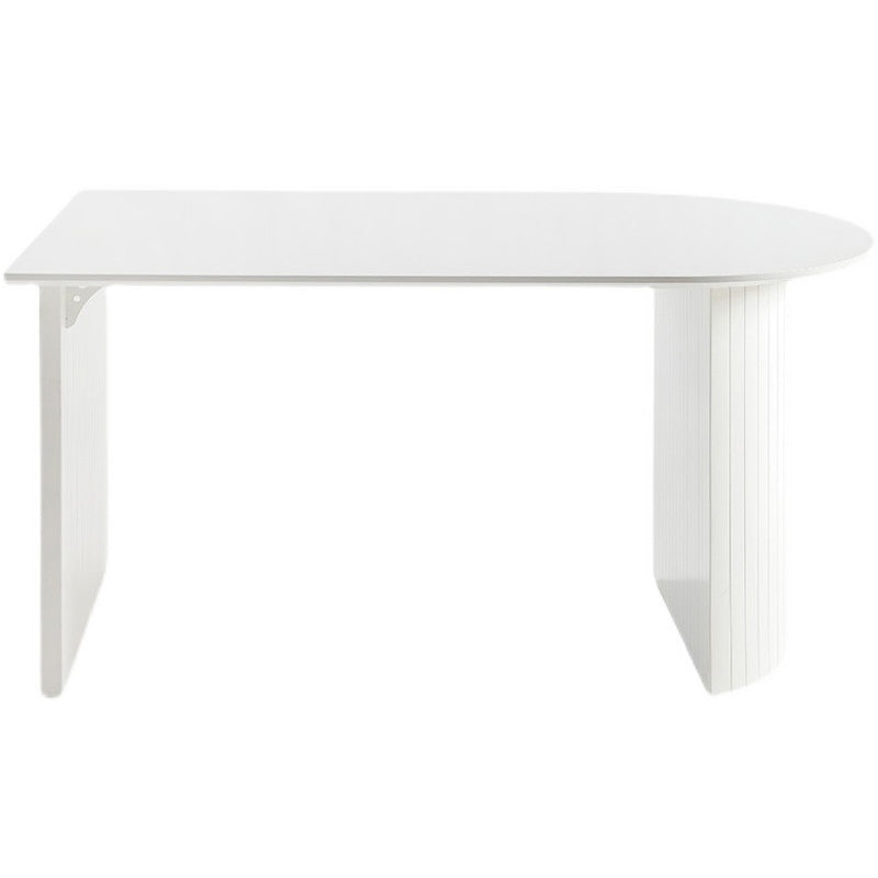 Modern Style Sintered Stone Dining Room Dinner Kitchen Table White Rectangle Table