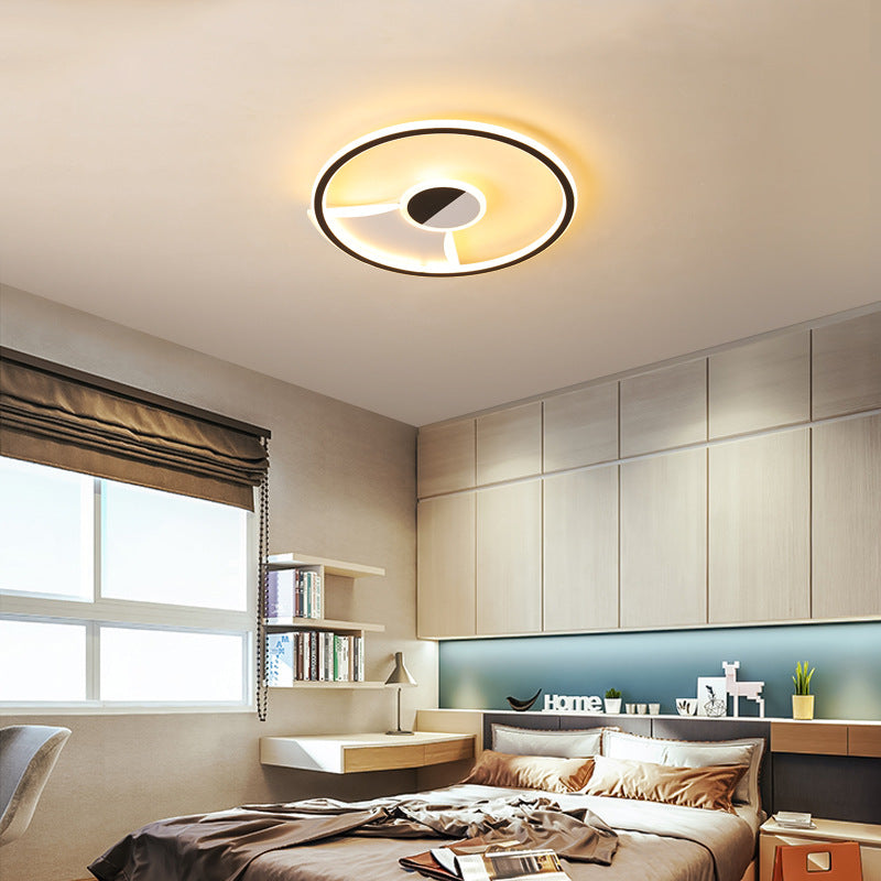 Modern Wit/Warm Flush Mount Lighting Acryl 16 "/19.5" /23.5 "Flush Mount Lights in Black