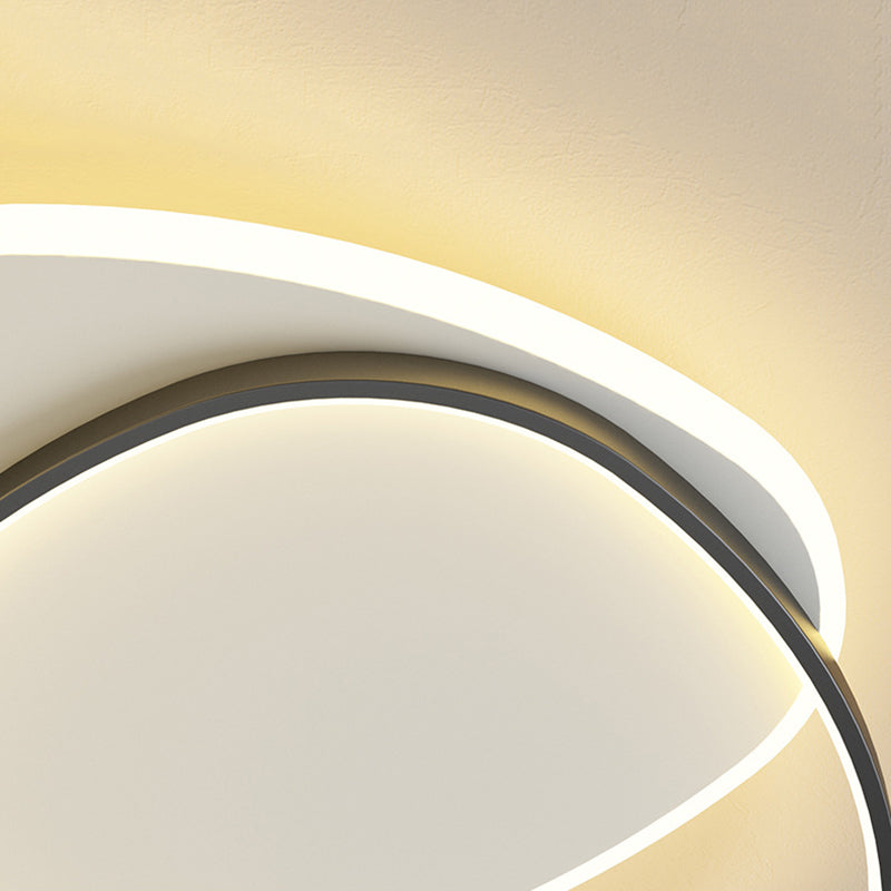 Le métal circulaire a mené la lumière affleurante menée par style moderne d'appareils d'éclairage de plafond de bâti affleurant