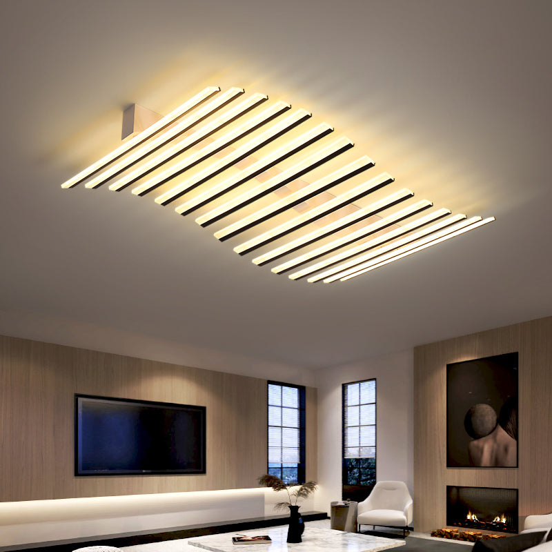 Modern Flush Mount Chandelier Linear Flush Mount Lighting Flush Mount Ceiling Lights