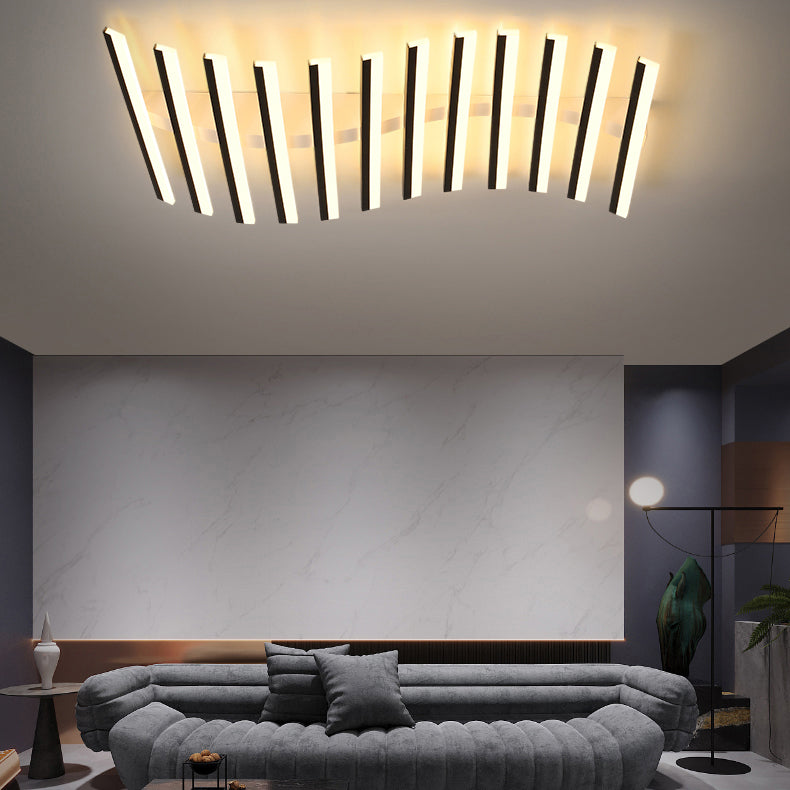 Modern Flush Mount Chandelier Linear Flush Mount Lighting Flush Mount Ceiling Lights
