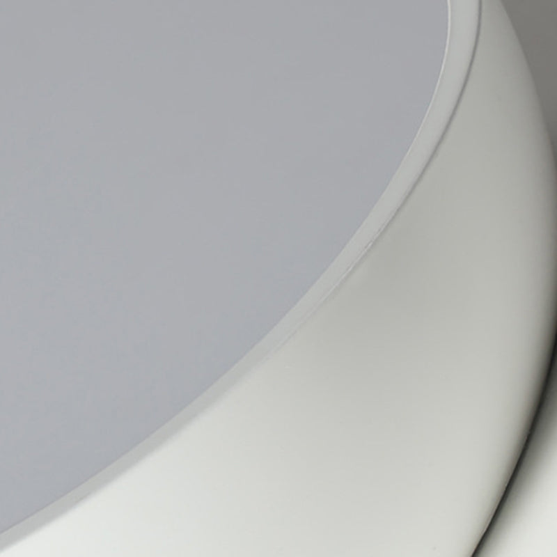 Moderne minimalistische LED-plafondlamp aluminium halfrond inbouw met acryl kap