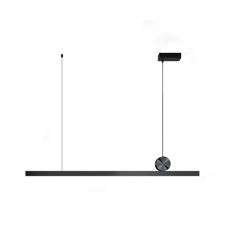 Luce di lusso Nordic Simple Slease LED LED Isola sospesa Luce a ciondolo per sala da pranzo