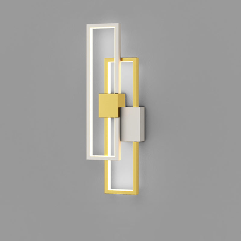 Accoglienza a parete contemporanea a 2 luci dell'illuminazione da parete in metallo per camera da letto