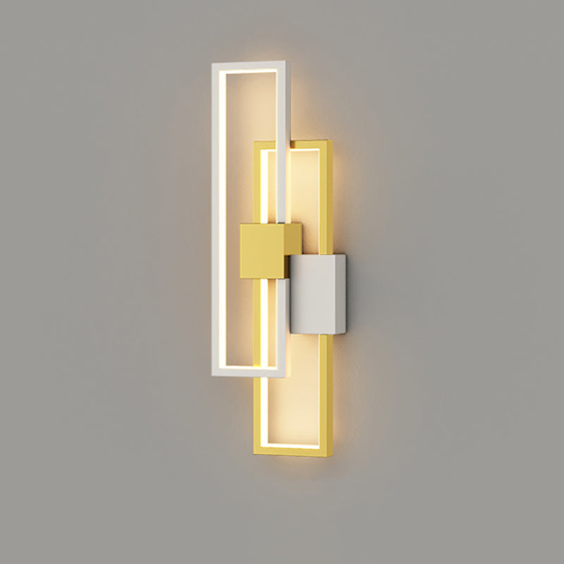 Accoglienza a parete contemporanea a 2 luci dell'illuminazione da parete in metallo per camera da letto