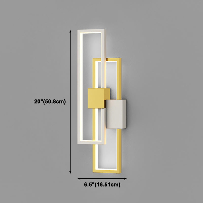 Accoglienza a parete contemporanea a 2 luci dell'illuminazione da parete in metallo per camera da letto