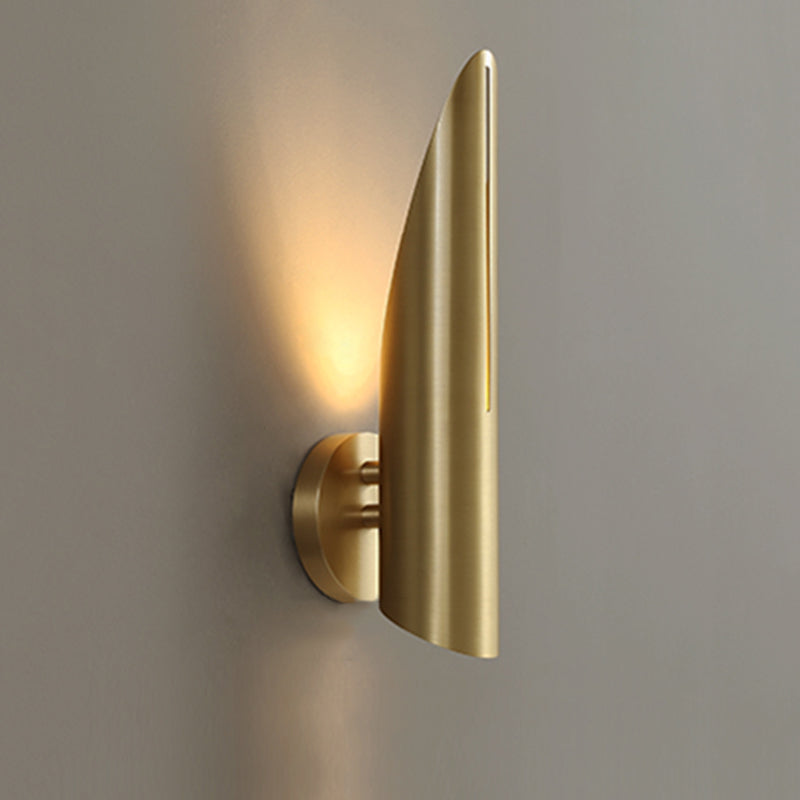Nordic Modern Copper Wall Light Fixture Armed Sconce Light for Living Room