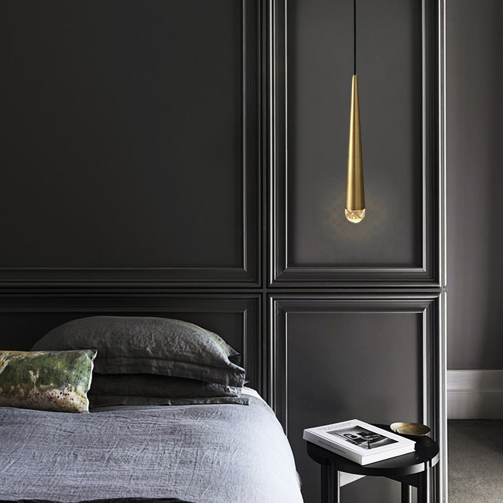 Nordic Modern Copper Wall Light Fixture Armed Sconce Light for Living Room