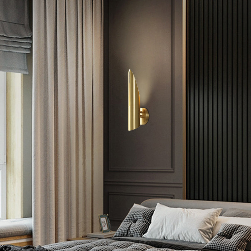 Nordic Modern Copper Wall Light Fixture Armed Sconce Light for Living Room