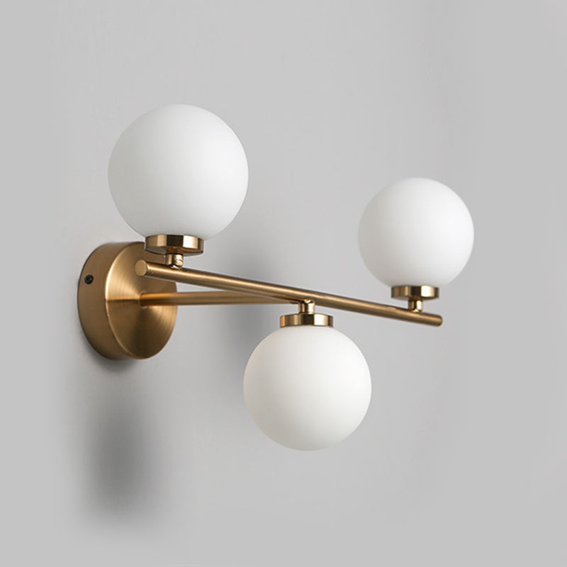 Nordic Modern Metal Wall Mounted Lighting Gold Wall Sconce for Bedroom