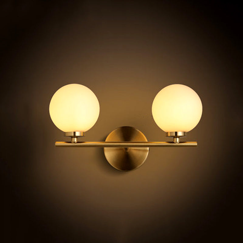 Nordic Modern Metal Wall Mounted Lighting Gold Wall Sconce for Bedroom