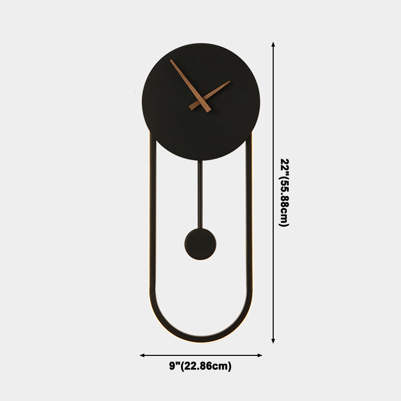 Lampada a monte a parete ovale moderna in metallo a parete a 1 luce per camera da letto