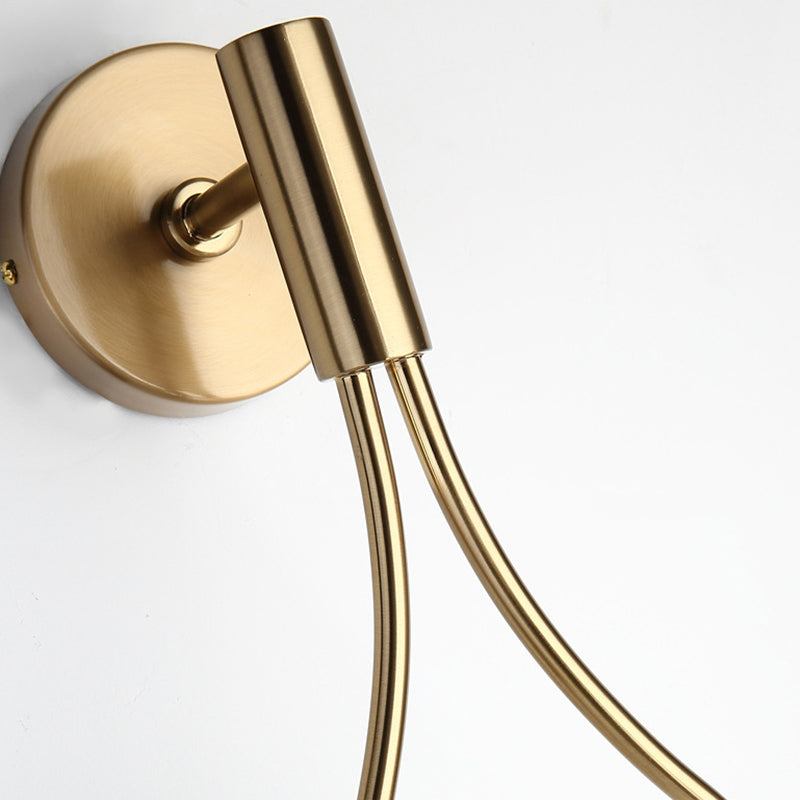 Global Gold Wall-Mounted Light Metal Wall Light Sconces for Living Room