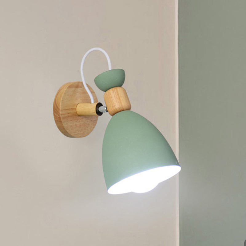 Moderne lampade a forma di macaron metallo 1 fluide con applique leggeri