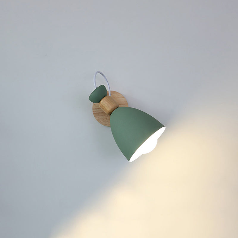 Moderne lampade a forma di macaron metallo 1 fluide con applique leggeri