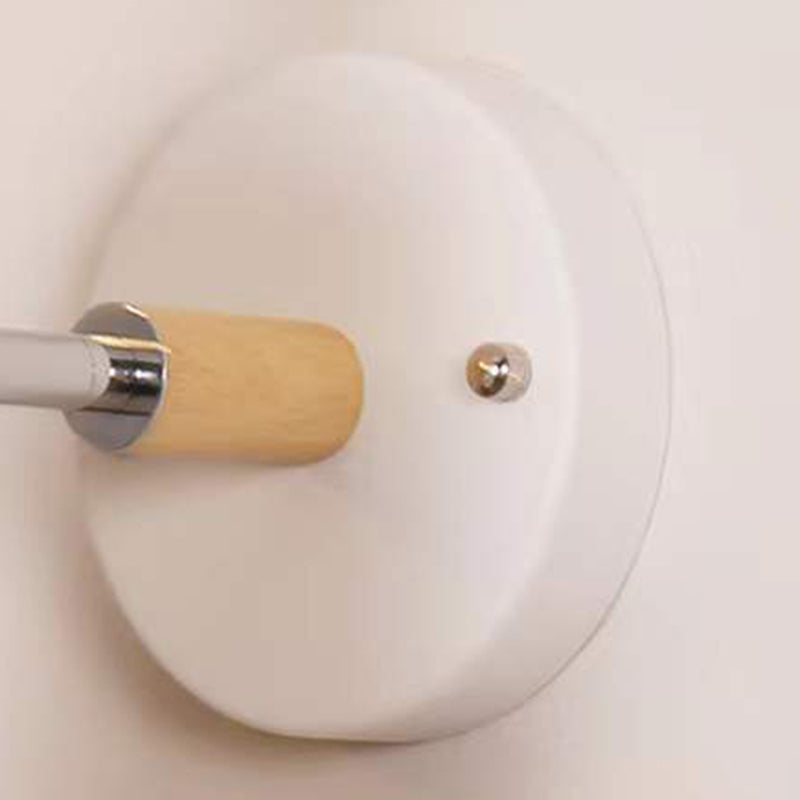 Illuminazione a parete cilindri in stile moderno metallo 1 lampada montata a parete per la testa