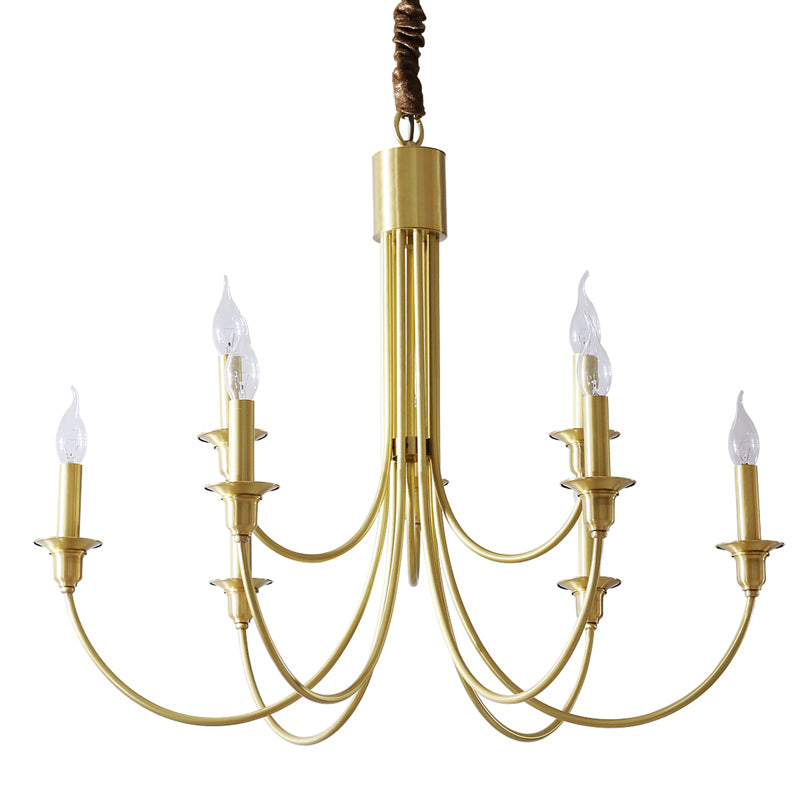 Traditional Hanging Pendant Lights Copper Hanging Lamps for Living Room