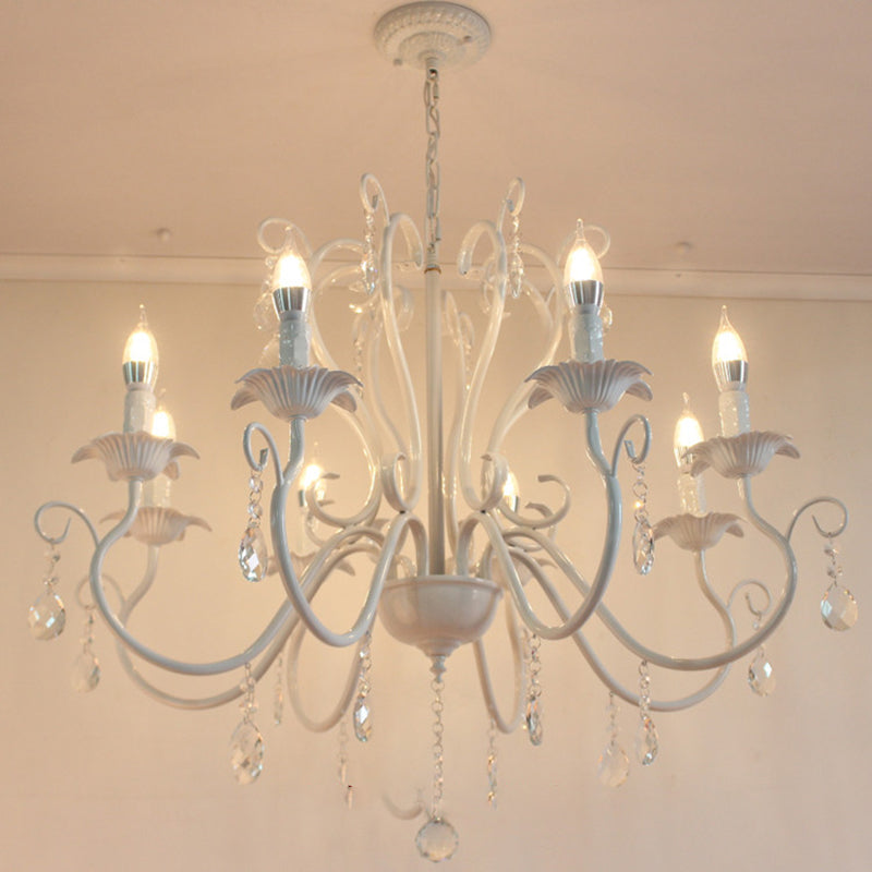 Traditional Hanging Pendant Lights Crystal Hanging Lamps for Living Room