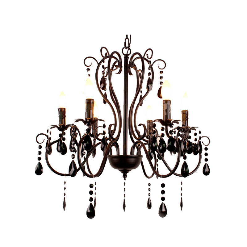 Traditional Hanging Pendant Lights Crystal Hanging Lamps for Living Room