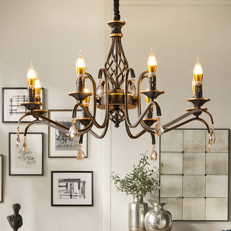 Metaalhangende hanglampen Traditionele hangende lampen voor woonkamer