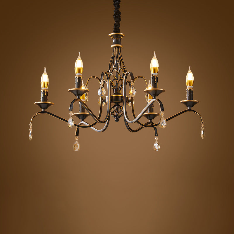 Pendants suspendus en métal lampes suspendues traditionnelles pour le salon