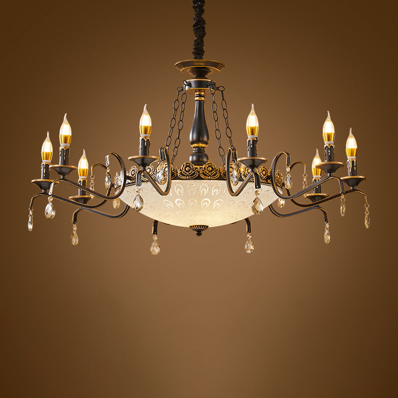 Pendants suspendus en métal lampes suspendues traditionnelles pour le salon