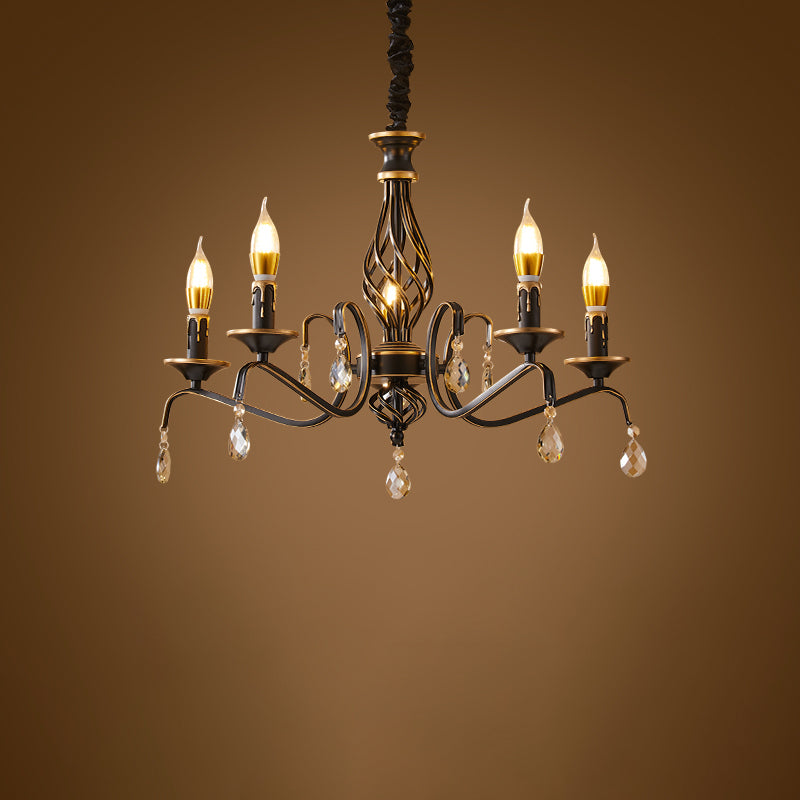 Metaalhangende hanglampen Traditionele hangende lampen voor woonkamer