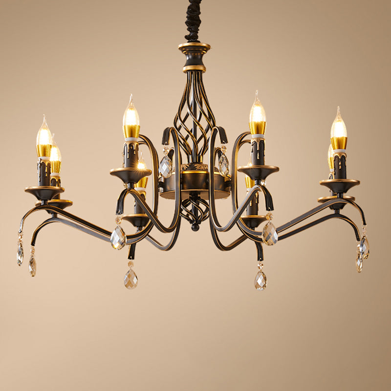 Pendants suspendus en métal lampes suspendues traditionnelles pour le salon